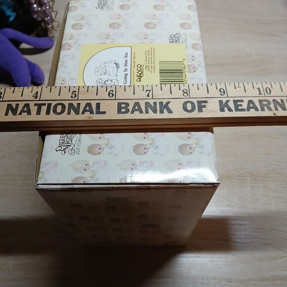 NWT Precious Moments We're Going to Miss You Christmas Holiday Ceramic Figurine - Picture 14 of 16